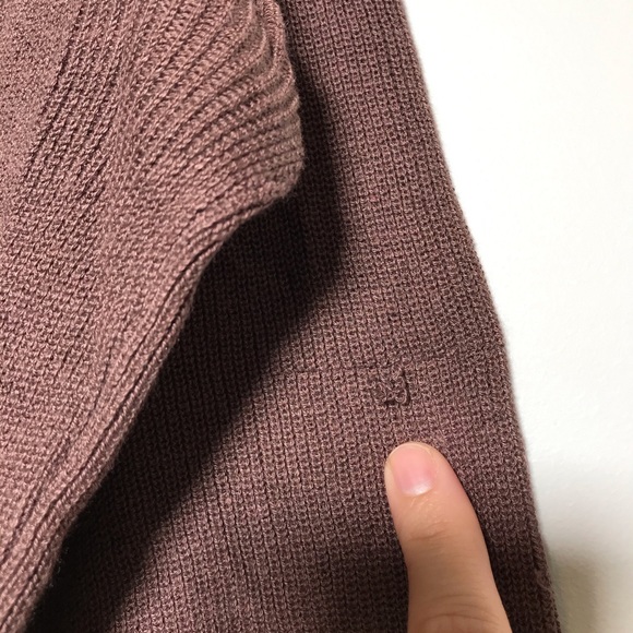 Aritzia Wilfred Silk Cashmere Knit Sweater Brown - Picture 6 of 6